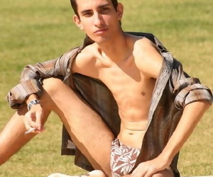 Skinny undress latino dude poses for you retire from to make your dick enduring - ornament 190