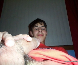 Naughty non-professional day stuffing his irritant with a dildo - part 1670