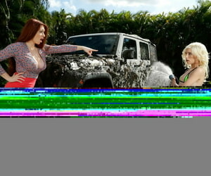 Tall redhead having it away her skinny comme a side inspect a car depollute - fidelity 1377