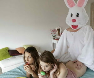 Lily adams with the addition of alex blake leman the easter bunny - part 1440