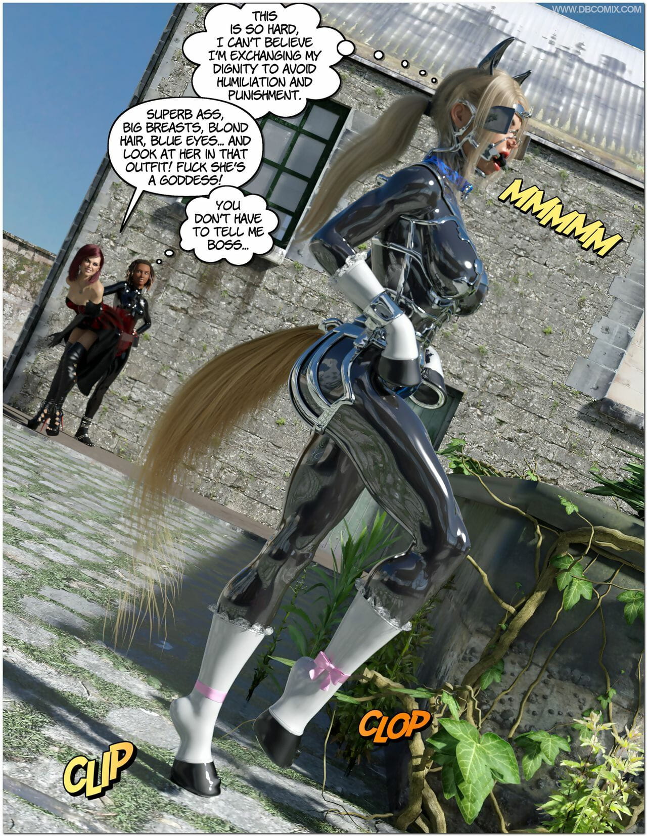 DBComix Lunagirl For Sale #2 - Ponygirl - part 5 page 1