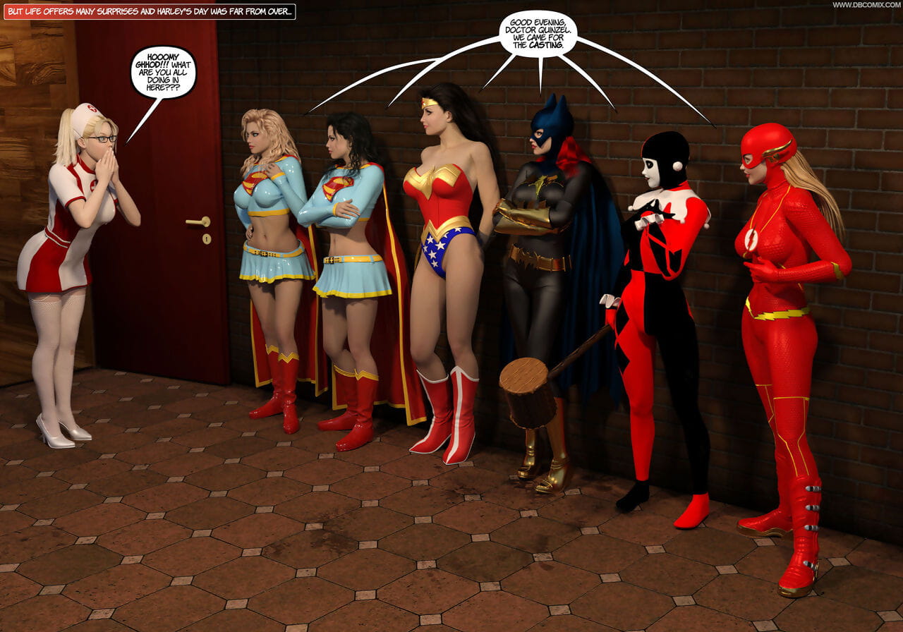 dbcomix คนใหม่ arkham สำหรับ superheroines 7 คนใหม่ พนักงาน ส่วนหนึ่ง 4 page 1