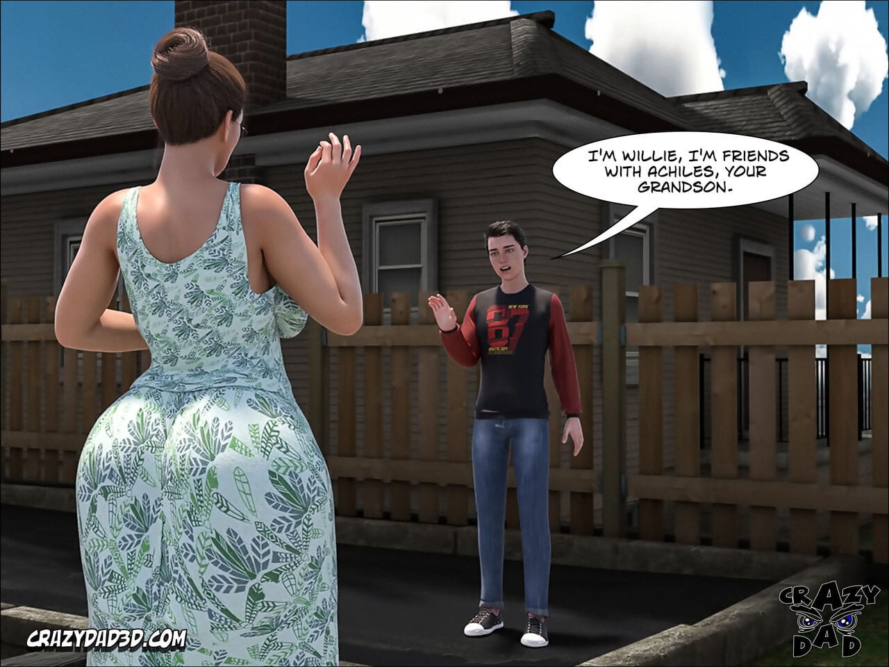 Crazy Dad 3D The Grandma 9 English - part 2 page 1