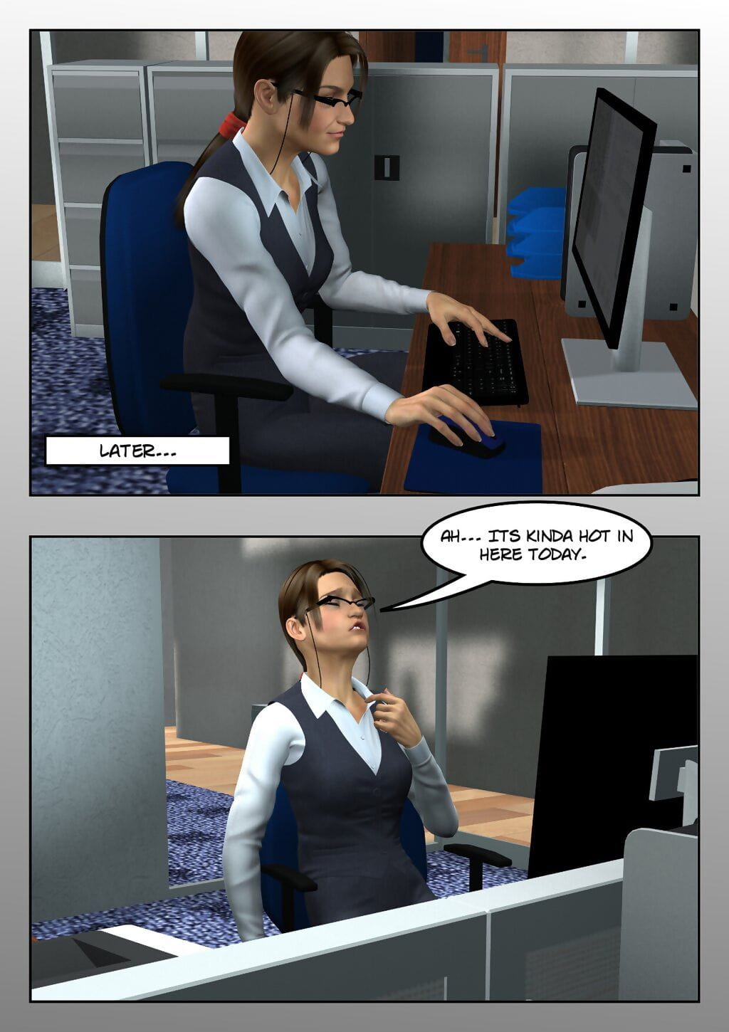 SitriAbyss The Office Bimbo - part 2 page 1