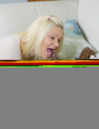 Ash-blonde granny Lacey Starr liking xxx breezies lovemaking with a delicious BBC