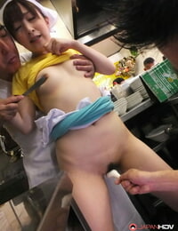 الرائعة اليابانية الشيف ميمي اسوكا يحصل Gangbanged & Creampied في على مطعم