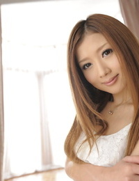hermosa japonés Chica uta kohaku Permite Un pin slip en Satén lencería