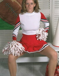 Amateur cheerleader Gabi shows off in her wonderful uniform