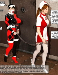 DBComix New Arkham For Superheroines 1 - Humiliation and Degradation of Power Girl Complete