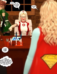 DBComix New Arkham for Superheroines 5 - All Work and No Play - part 4
