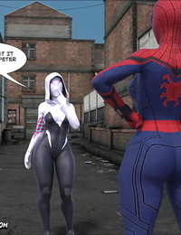 Mega Parodies Comics Collection Spider Gwen 3 - part 3