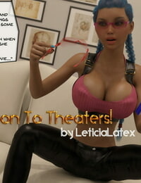 Leticia Latex Jizzing Soon To Theaters!
