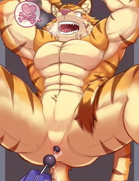een gespierd Tiger cuntboy :Door: urakata5x Onderdeel 3