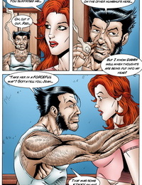 Jean Grey cheats on Scott Summers by pounding Logan Leandro Comics