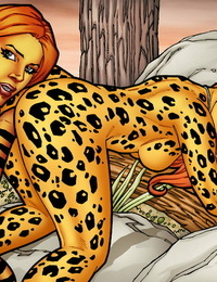 Leandro Comics Tigra and Cheetah