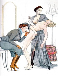 erotische Vintage Zeichnung Teil 2