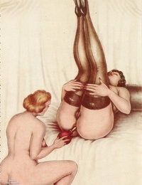 Erotic Vintage drawing - part 2