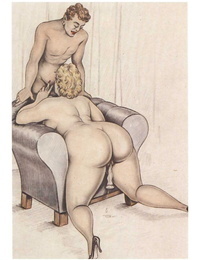 Erotik Vintage Çizim