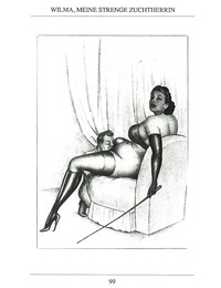 erotische Vintage Zeichnung