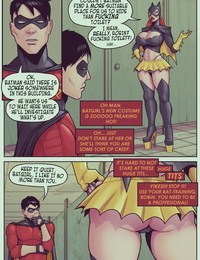 devilhs em ruínas gotham: batgirl ama Robin batman