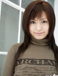 magnifique Asiatique Babe Misaki Mori la découverte de Son seins et poilu Chatte
