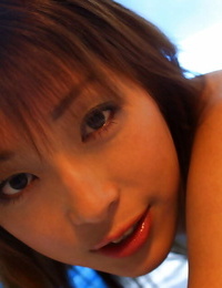 Stunning asian stunner Megumi Yoshioka uncovering her yanks bra-stuffers and sadism vagina