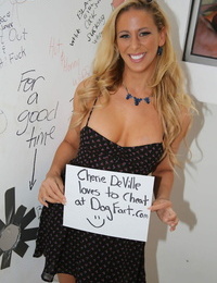 White cougar Cherie DeVille heads 1 on 1 with a BBC via a gloryhole