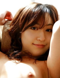 Sweet asian honey Momo Yoshizawa sliding off her rosy underwear
