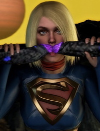 vòi đen supergirl đấu với những vỏ trấu supergirl