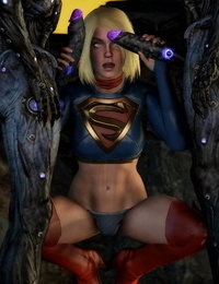 darkcet supergirl बनाम के भूसी supergirl