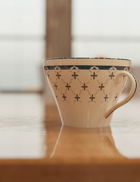 저녁 kun – a 강한 컵 의 커피