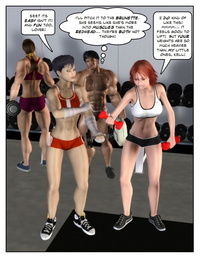 sterk en gestapeld Fitnessruimte girls!!!