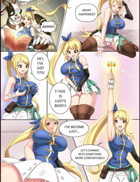 TSFSingularity Lucy gets swapped with Taurus Pixie Tail