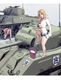 comic1☆11 kesshoku микан анзу умэ отвертка голосящий унд танковая русский comoop