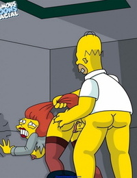 Homer Fucks Assistant Mindy Simmons