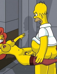Homer Fucks Assistant Mindy Simmons