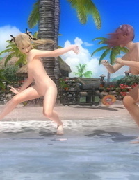Honoka vs. Marie sur Zack L'île PARTIE 2
