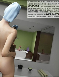 3D Mother and Son Bathroom Fuck