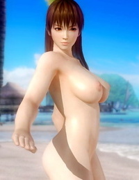Dead or Alive 5 Last Round Normal Nude Mod Beach Victory Poses