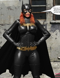 mrbunnyart Batgirl vs Kaïn batman engels
