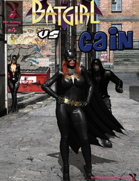 mrbunnyart batgirl vs Caïn batmanchinois