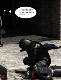 mrbunnyart batgirl vs Cain Batmanlı