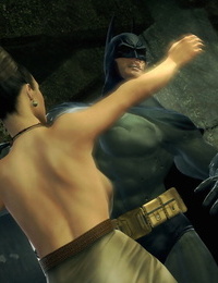 攻击性 strikings 的 蝙蝠侠 通过 弹簧刀 女王 一部分 4