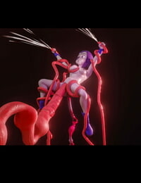 nisama3dx raven tentacled adolescente titãs parte 2