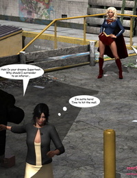 mrbunnyart supergirl vs Caín supergirl inglés