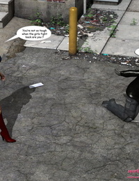 mrbunnyart supergirl vs Caino supergirl inglese