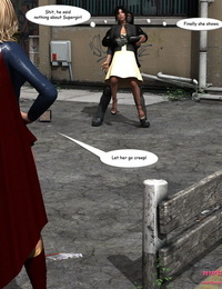 mrbunnyart supergirl đấu với Cain supergirl tiếng anh