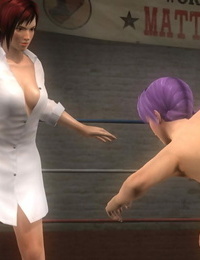 Struggle naked Kasumi - Ayane vs Tina - Mila DOA - part 3