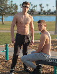 Work out buddies blake and corbin set the screen on fire - part 606