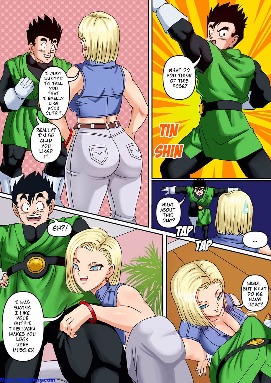 android 18 & gohan